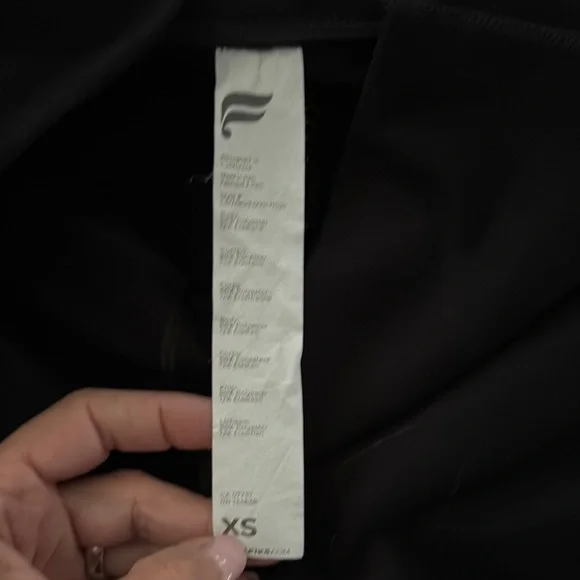 Fabletics define powerhold 7/8 Black High-Waisted Leggings size XS 2 pair pack - Picture 4 of 6